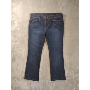 Joes Jeans Womens 31 Petite Mid-Rise Bootcut Dk Wash Preppy Cowgirl Casual
